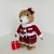 Enfeite Urso Natal em Pé Vermelho Femea 28cm na internet