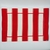 Jogo americano retangular athena vermelho bordado