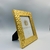 Porta retrato mdf borda textura amassado Dourado 25x20cm na internet