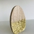 Imagem do Enfeite silhueta de ovo com glitter dourado