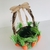 Enfeite cesta decorada com cenoura - Ateliê Sweet Home