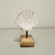 Escultura madeira formato Concha 9x14x5cm - comprar online