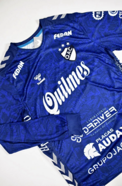 Camiseta Suplente Quilmes Hummel 2023 Manga Larga