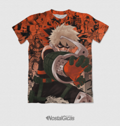 Camisa Exclusiva Katsuki Bakugou - Boku no Hero Academia Mangá