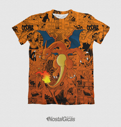 Camisa Exclusiva Charizard Mangá MOD.2