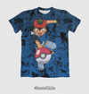 Camisa Exclusiva Ash Ketchum Pokémon Mangá
