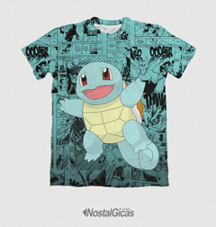 Camisa Exclusiva Squirtle Mangá