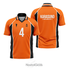 Camisa Karasuno Uniforme 2 Gola Polo - Haikyuu