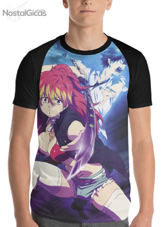 Camisa Raglan Shura Kirigakure e Rin Okumura