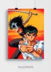 Poster Yusuke e Hiei - Yu Yu Hakusho