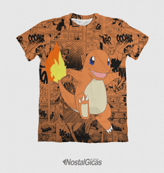 Camisa Exclusiva Charmander Mangá