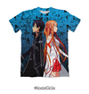 Camisa Exclusiva Kirito e Asuna Mangá - Blue