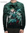 Camisa Manga Longa Izuku Midoriya Mangá - V.3