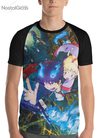 Camisa Raglan Blue Exorcist