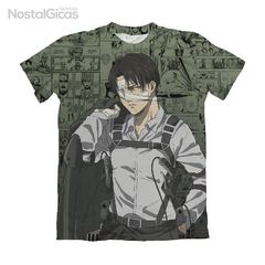 Camisa Exclusiva Levi Ackerman - Mangá - Z1