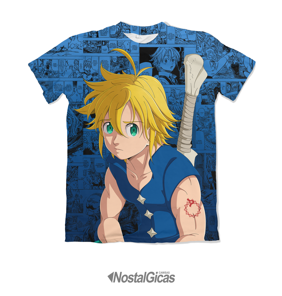 Camiseta Anime Nanatsu no Taizai Meliodas - Regata