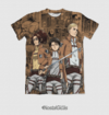 Camisa Exclusiva Trio Tropa de Exploração - Attack on Titan Mangá