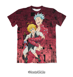 Camisa Exclusiva Meliodas e Ban Mangá