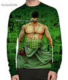 Camisa Manga Longa Roronoa Zoro Mangá - V.3