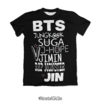 Camisa BTS | Bangtan Boys | BLACK