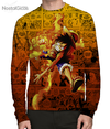 Camisa Manga Longa Monkey D. Luffy - Red Hawk Mangá