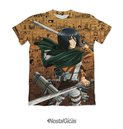 Camisa Exclusiva Mikasa - Shingeki no Kyojin