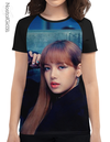 Camisa Raglan Blackpink Estampa Total Frente MOD.2