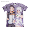 Camisa Exclusiva Natsuki Subaru e Emilia - Mangá - Z1