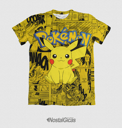 Camisa Exclusiva Pikachu Mangá