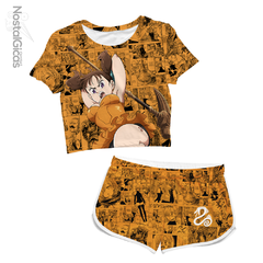 Kit Feminino Cropped + Short Diane - Nanatsu no Taizai