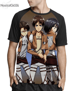 Camisa Raglan Attack On Titan MOD.03