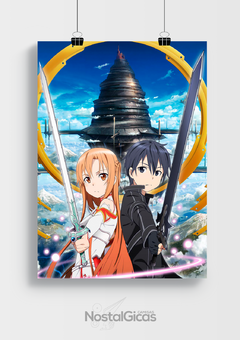 Poster Asuna e Kirito - Sword Art Online