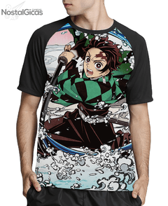 Camisa Raglan Tanjiro Demon Slayer MOD.3