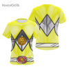 Camisa Uniforme Power Ranger Yellow