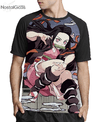 Camisa Raglan Nezuko Demon Slayer