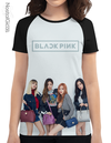 Camisa Raglan Blackpink Estampa Total Frente MOD.5