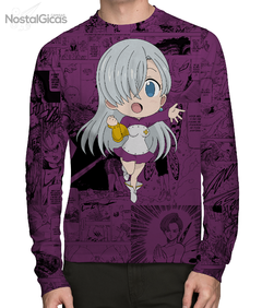 Camisa Manga Longa Elizabeth Chibi Mangá