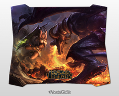 Mouse pad Gamer, Riven VS Dragon