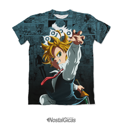 Camisa Exclusiva Meliodas Mangá - Nanatsu No Taizai