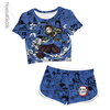 Kit Feminino Cropped + Short Tanjiro Kamado - Demon Slayer