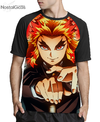 Camisa Raglan Rengoku Demon Slayer