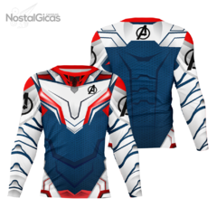 Camisa Manga Longa Uniforme Vingadores - V.1