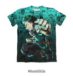 Camisa Exclusiva Izuku Midoriya - Attack Mangá