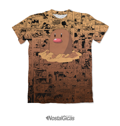 Camisa Exclusiva Diglett - Pokémon Mangá