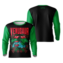 Camisa Manga Longa Pokemon - Venusaur