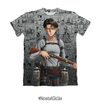 Camisa Exclusiva Levi Ackerman - Rifle Mangá