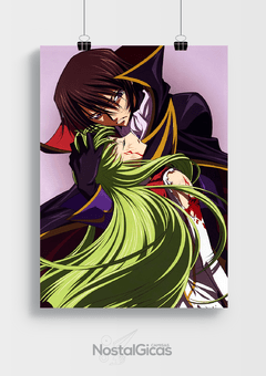 Poster C.C. e Lelouch - Code Geass MOD.03