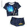 Kit Feminino Cropped + Short Dabi - Boku no Hero Academia