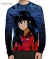 Camisa Manga Longa InuYasha - Forma Humana Mangá