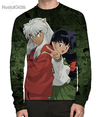 Camisa Manga Longa InuYasha e Kagome Higurashi Mangá - V.2